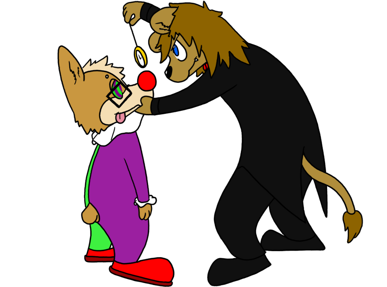 Clown Hypnosis - Cartoon (800x600), Png Download