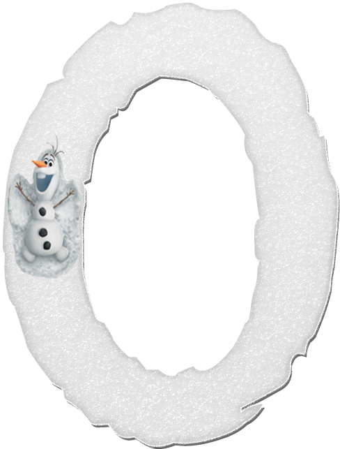 Alfabeto Decorativo Frozen Png - Circle (488x643), Png Download