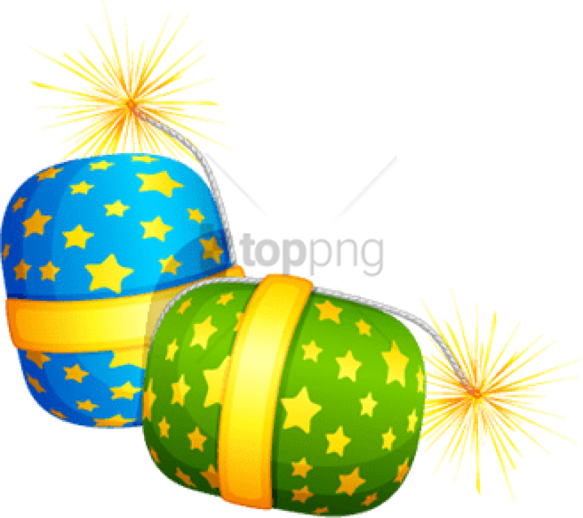 Free Png Diwali Sky Crackers Png Png Image With Transparent - Diwali Pataka Png Hd (850x755), Png Download