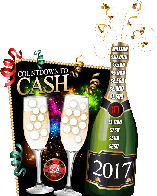 Countdown To Cash - Champagne (641x688), Png Download
