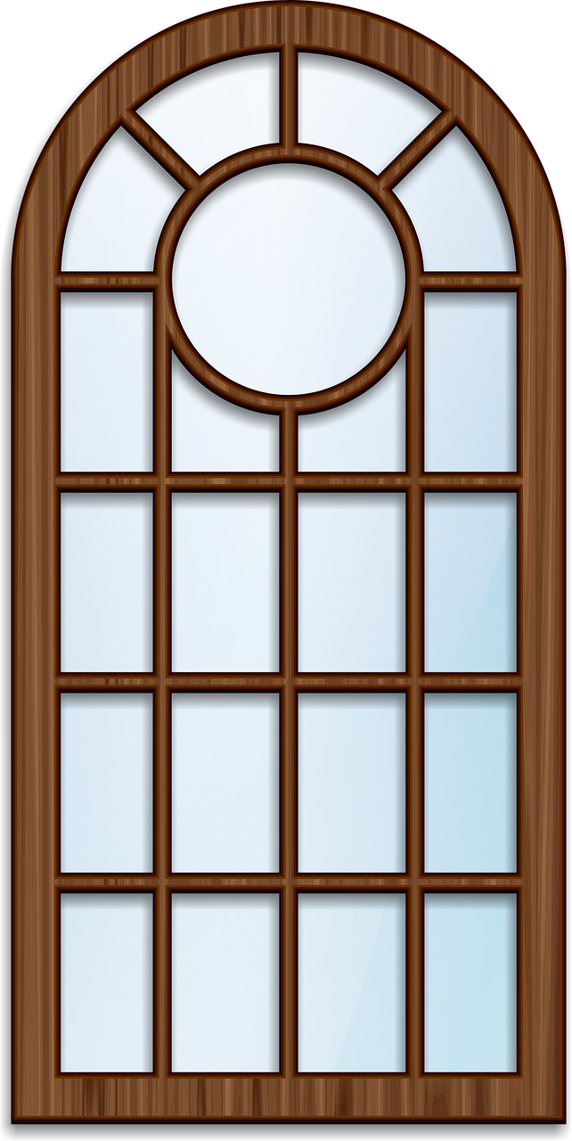 Window Wood Pane Architecture Png Image - Marcos De Ventanas Png (642x1280), Png Download