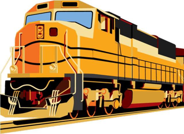 Train Clipart Orange - Train Transport Clipart (640x480), Png Download
