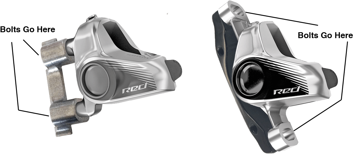Sram Flat And Post Mount2 - Postmount Oder Flat Mount (1368x600), Png Download
