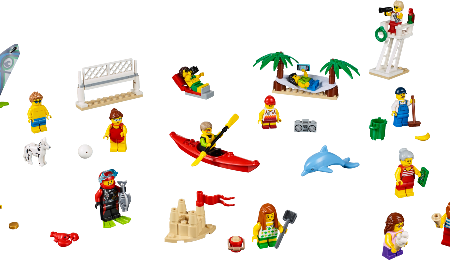 Lego Fun At The Beach (1799x1799), Png Download