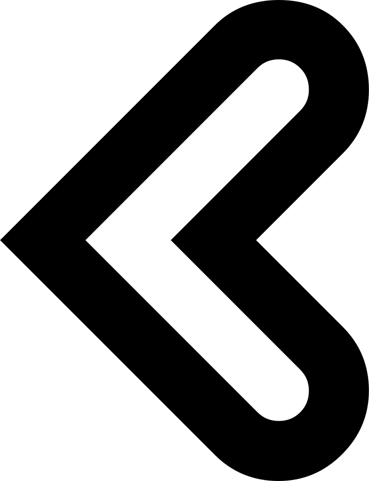 Chevron Svg Outline - Sign (752x980), Png Download