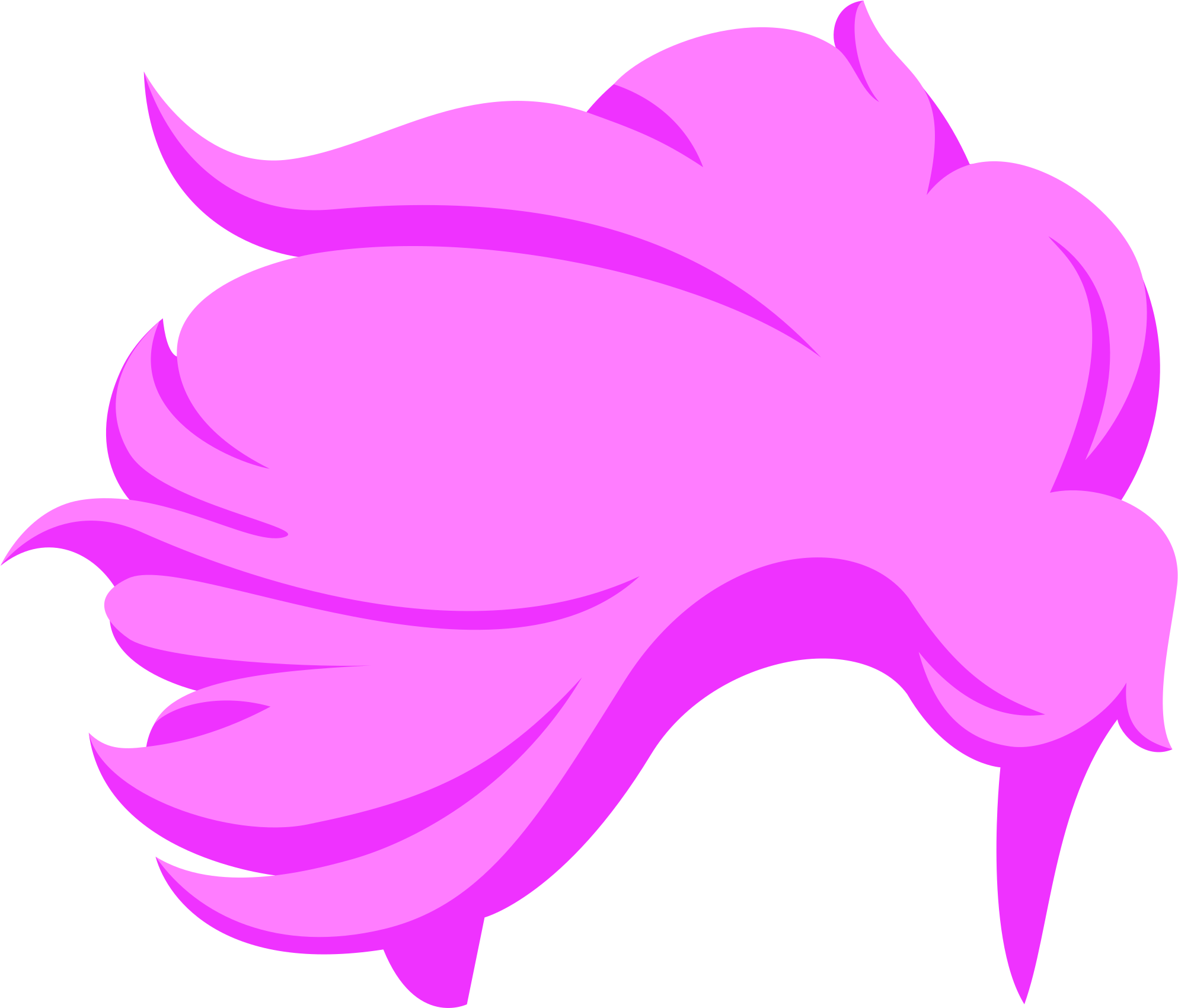 Pink Hair (2048x2048), Png Download