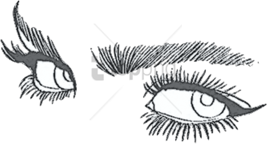Free Png Eye Drawing Tumblr Aesthetic Png Image With - Aesthetic Drawing Eyes (850x458), Png Download