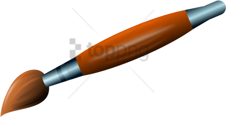 Free Png Paint Brush Clip Art Png Png Image With Transparent - Paint Brush Png Clipart (850x601), Png Download