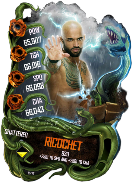 Supercard Ricochet S5 23 Neon Supercard Ricochet S5 - Figurine (456x720), Png Download