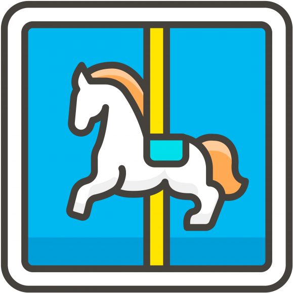 Carousel Horse Emoji Icon - Mane - Free Transparent PNG Download - PNGkey