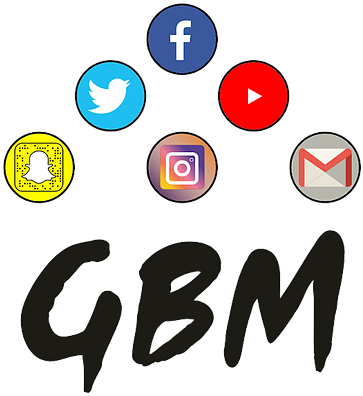 Gbm Logo Black Letters For Ig - Circle (746x746), Png Download
