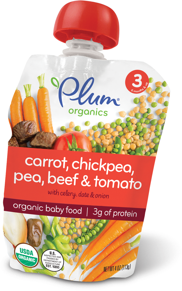 Plum Organics Beef (1200x1505), Png Download
