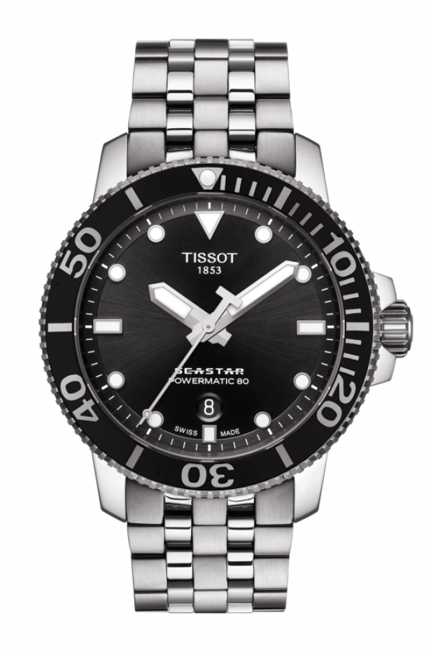 Tissot Seastar 1000 Powermatic - Tissot Seastar Blue 1000 Powermatic 80 (616x932), Png Download