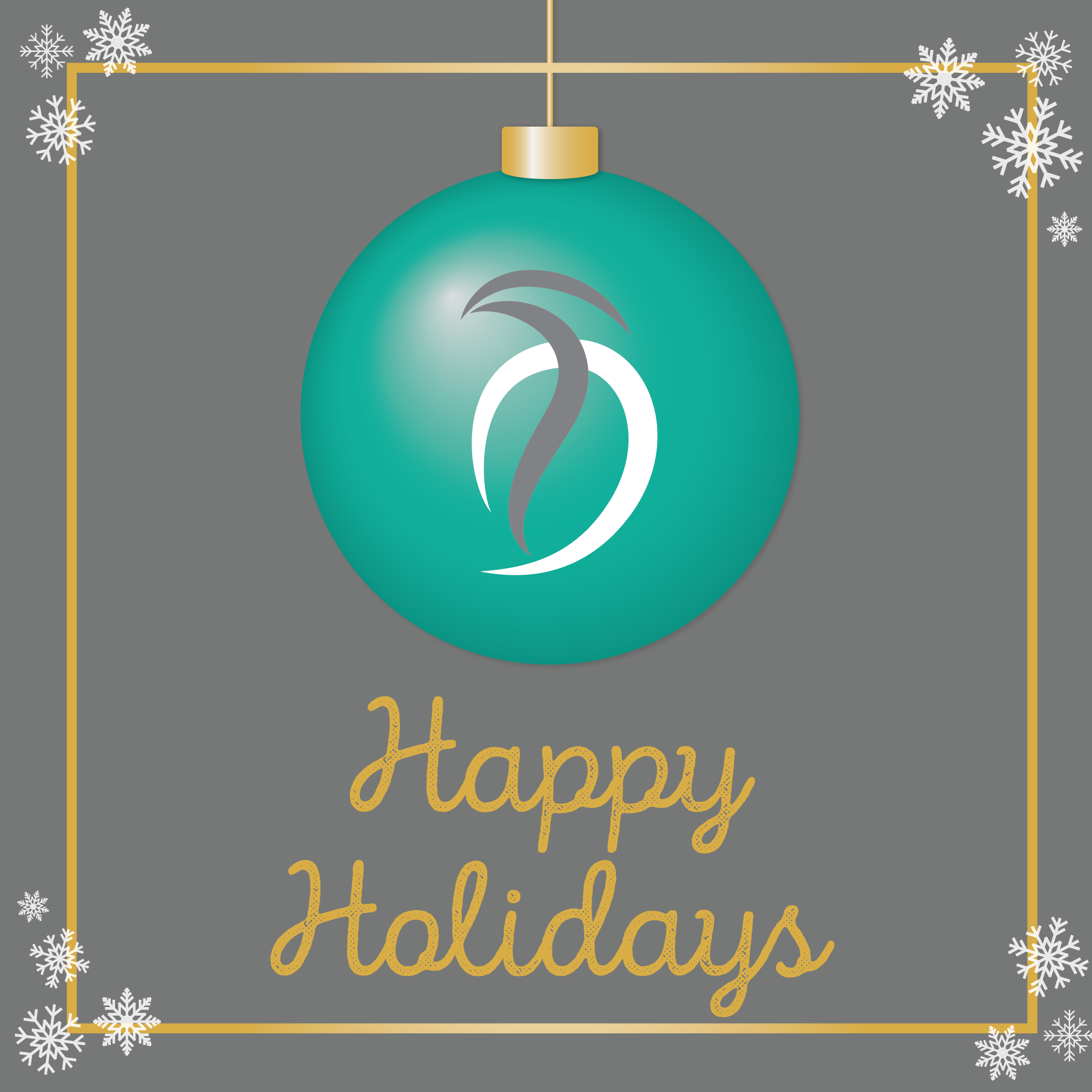 Happy Holidays Text Png (2250x2250), Png Download