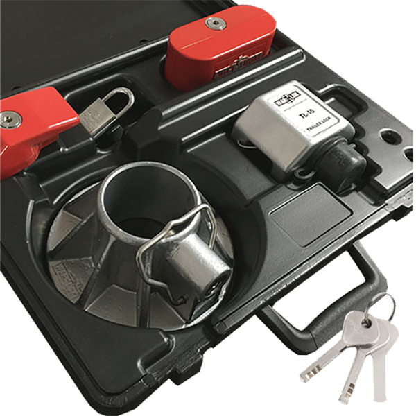 Complete Tractor Trailer Lock Kit - Semi-trailer Truck (600x600), Png Download