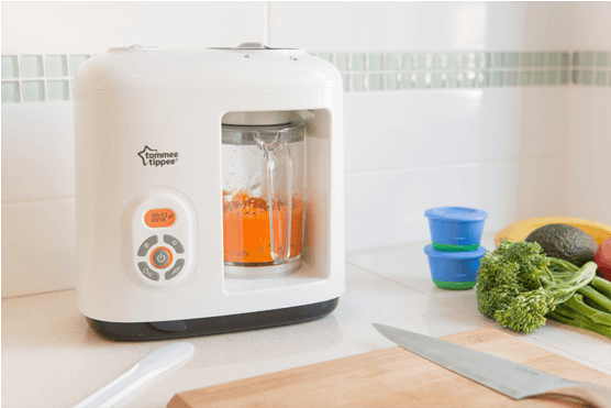 Blending Carrots/vegetables In Tommee Tippee Baby Food - Broccoli (555x555), Png Download