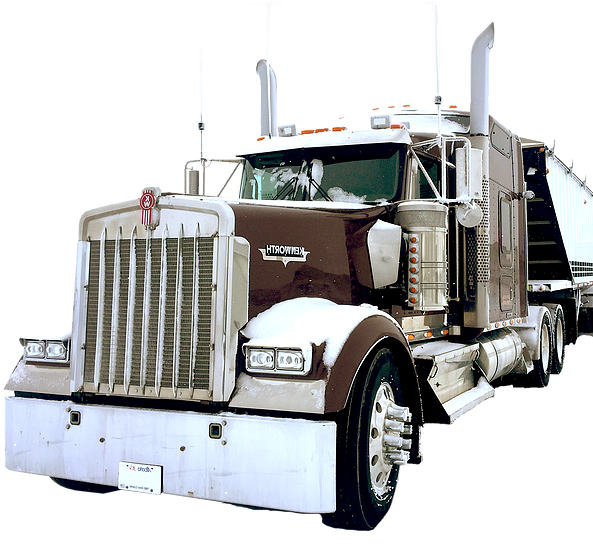 Truck Edited - Trailer Truck (602x561), Png Download