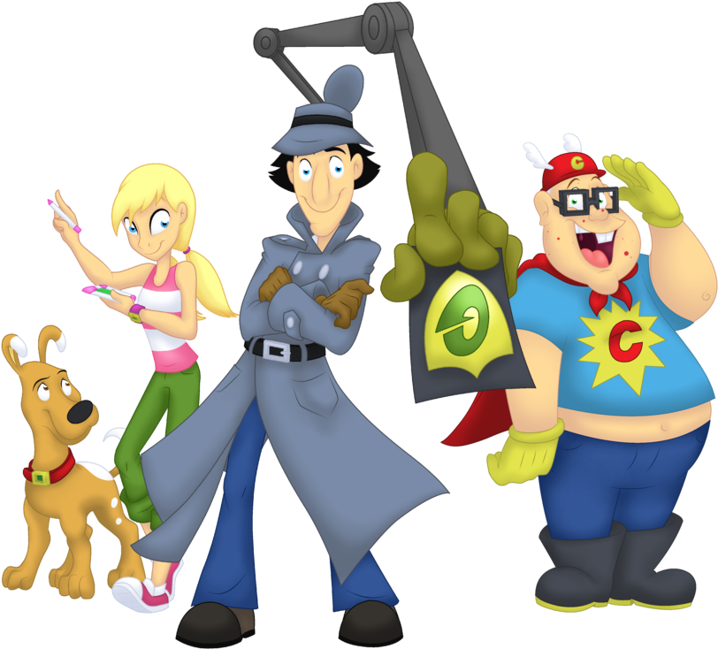 Go Role Call - Inspector Gadget Capeman (955x837), Png Download