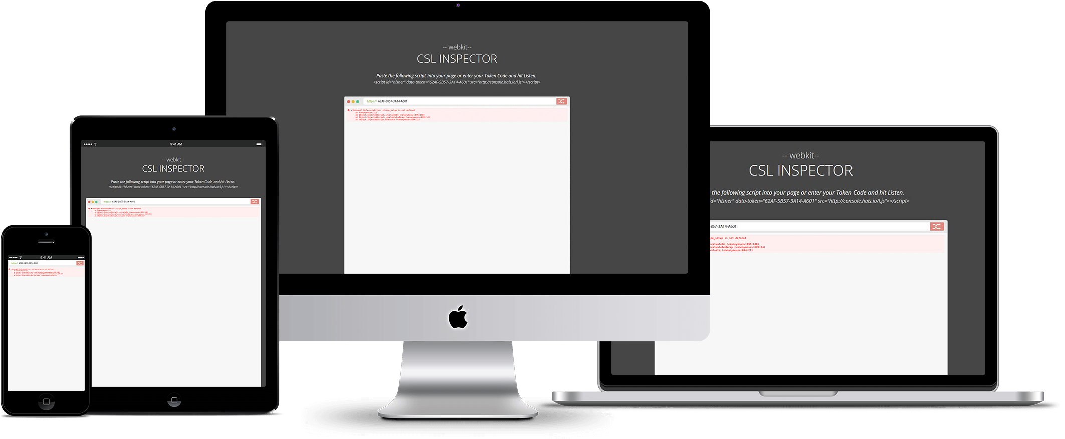 Csl Inspector - Apple Responsive (2216x966), Png Download