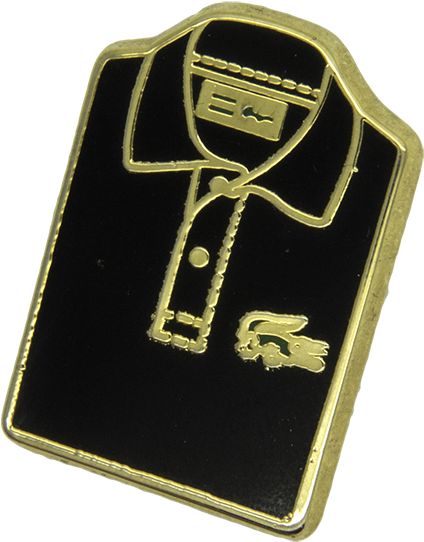 Lacoste Shirt Pin , Black - Emblem (600x600), Png Download