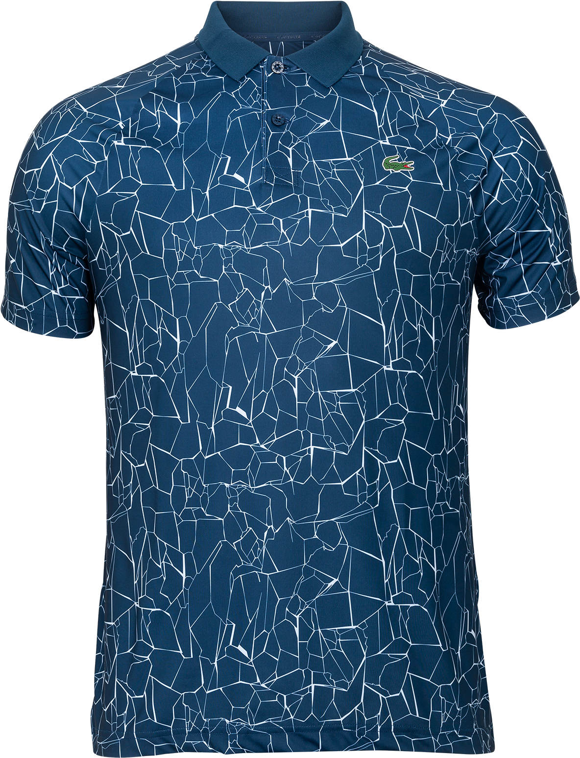 Sleeved Ribbed Collar Men's Tennis Polo Top - Polo Shirt (1775x1550), Png Download