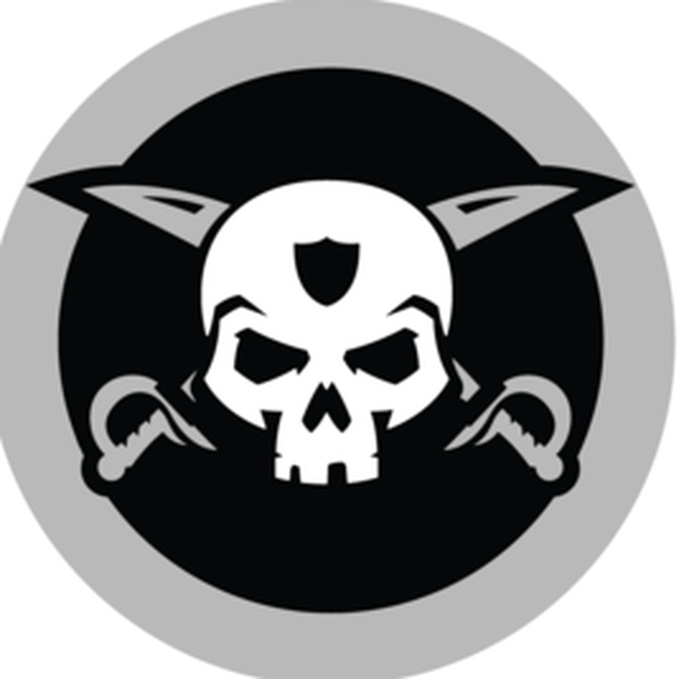 49ers Drawing Skull - Silver & Black Pride (1400x1400), Png Download