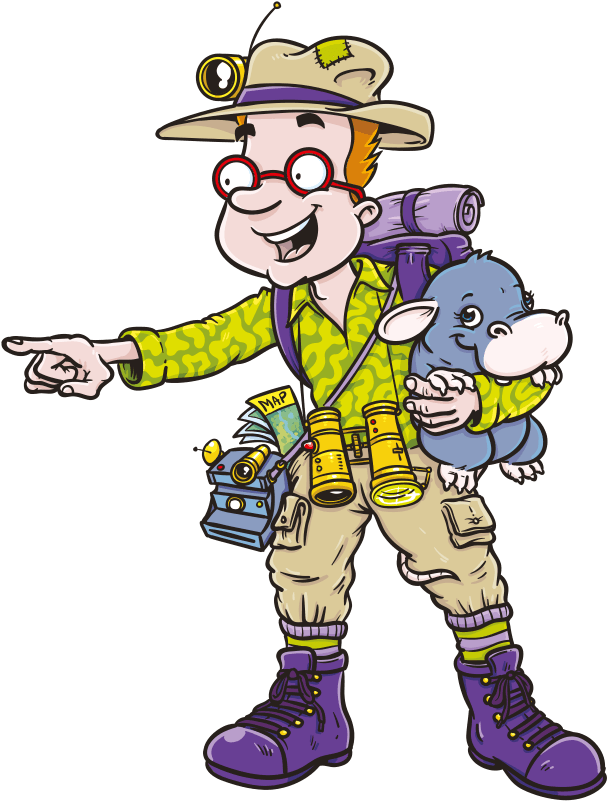 Paultons Park Cartoon Character Development - Cartoon (624x822), Png Download