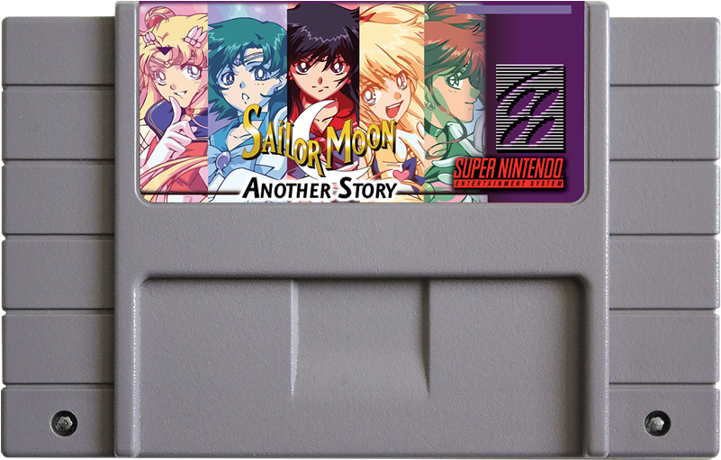 Sailor Moon Another Story - Live A Live Snes Cart (860x860), Png Download