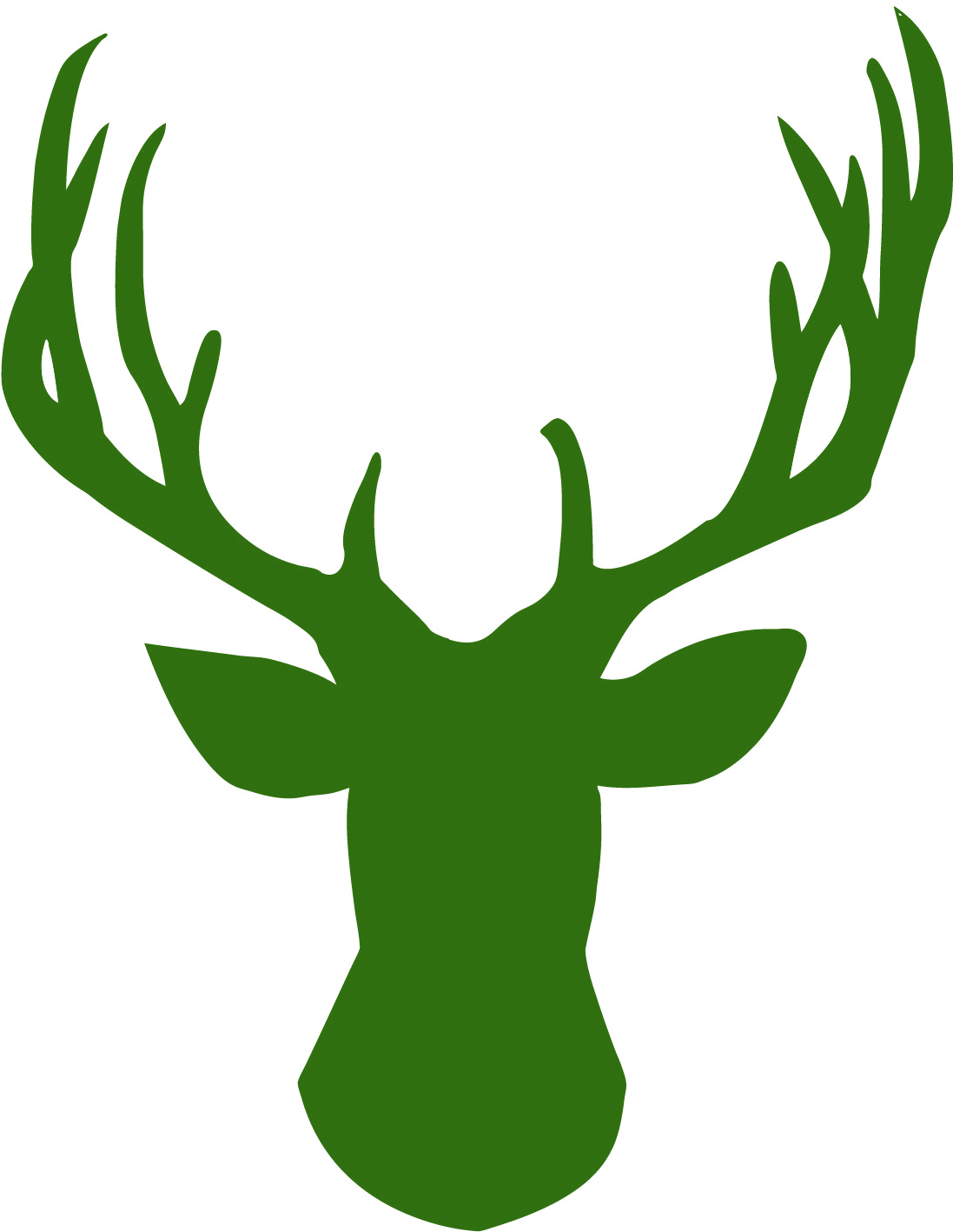The Chatfield Fish & Game Club - Deer Head Silhouette Png (1440x1440), Png Download