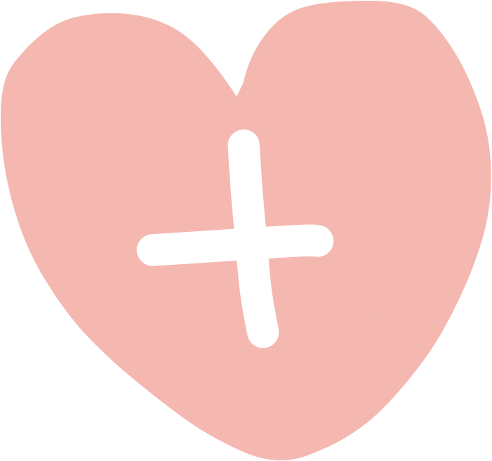 File - Pinkheart - Cross (703x658), Png Download