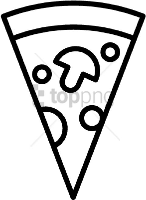 Free Png Pizza Slice Icon Png Image With Transparent - Vector Pizza Slice Png (480x657), Png Download