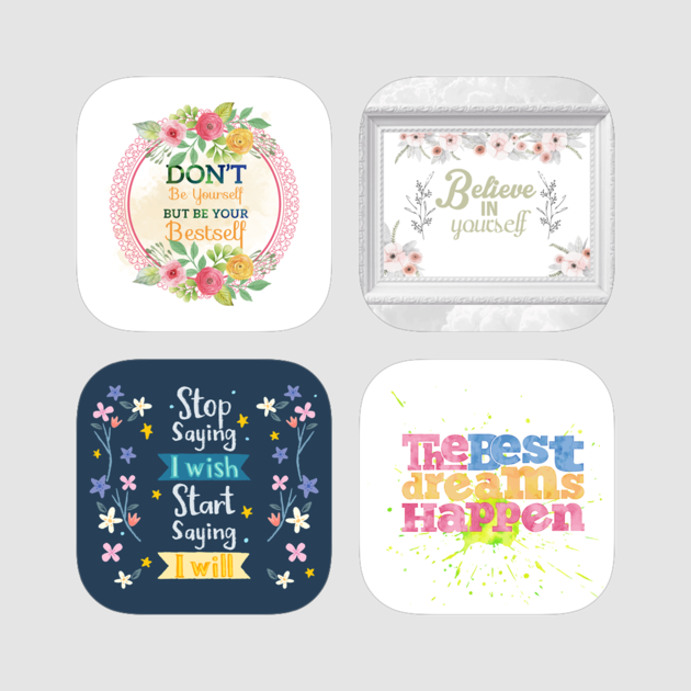 Four Different Styles Of Beautiful Quotes Pack 4 - Stop Saying I Wish Start Saying I Will (630x630), Png Download