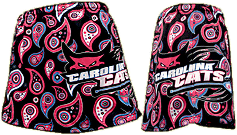 Womens Lacrosse Sublimated Skorts Black And White - Tennis Skirt (900x598), Png Download