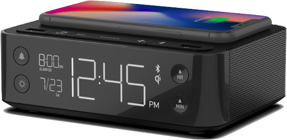 Alarm Clock And Charging Solutions - Gadget (717x446), Png Download