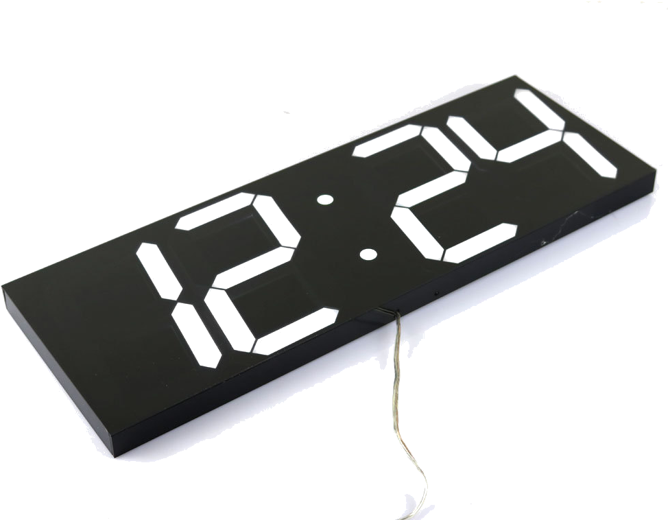 Digital Wall Clock And Alarm Clock - Dijital Duvar Saat Fiyatları (1000x800), Png Download