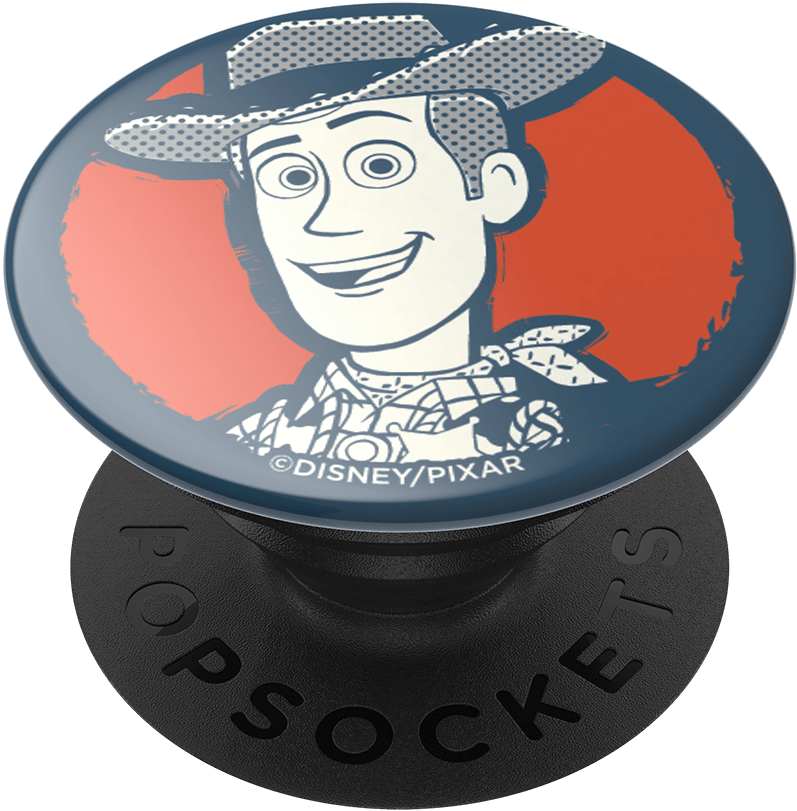 Toy Story Woody - Grey Aluminum Popsockets (989x1000), Png Download