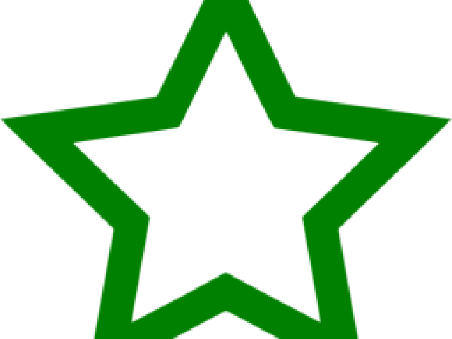 Star Logo Transparent Black (640x480), Png Download
