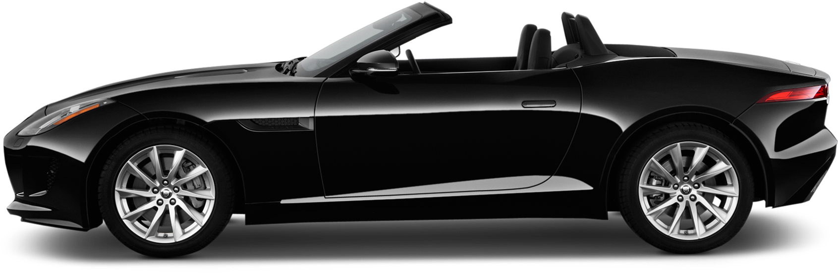 Jaguar Transparent Side View - 2016 Audi A3 Convertible Black (2048x1360), Png Download