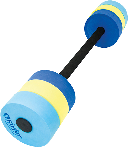 Water Dumbbells Png Swimming (600x600), Png Download
