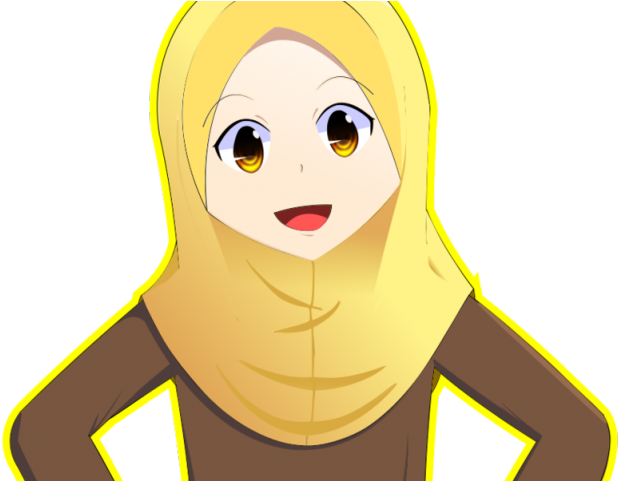Beautiful Clipart Hijab - Hijab Girl Clipart (640x480), Png Download
