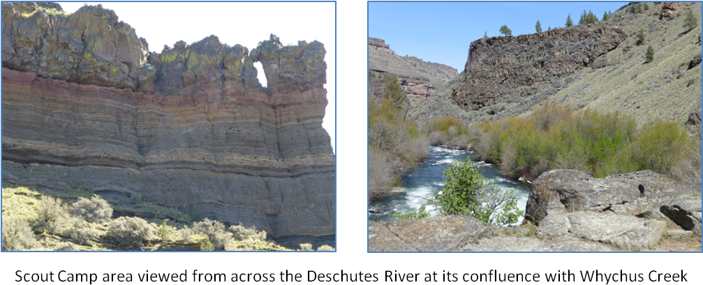 The Deschutes Formation Ranges In Age From Approximately - Outcrop (1013x420), Png Download