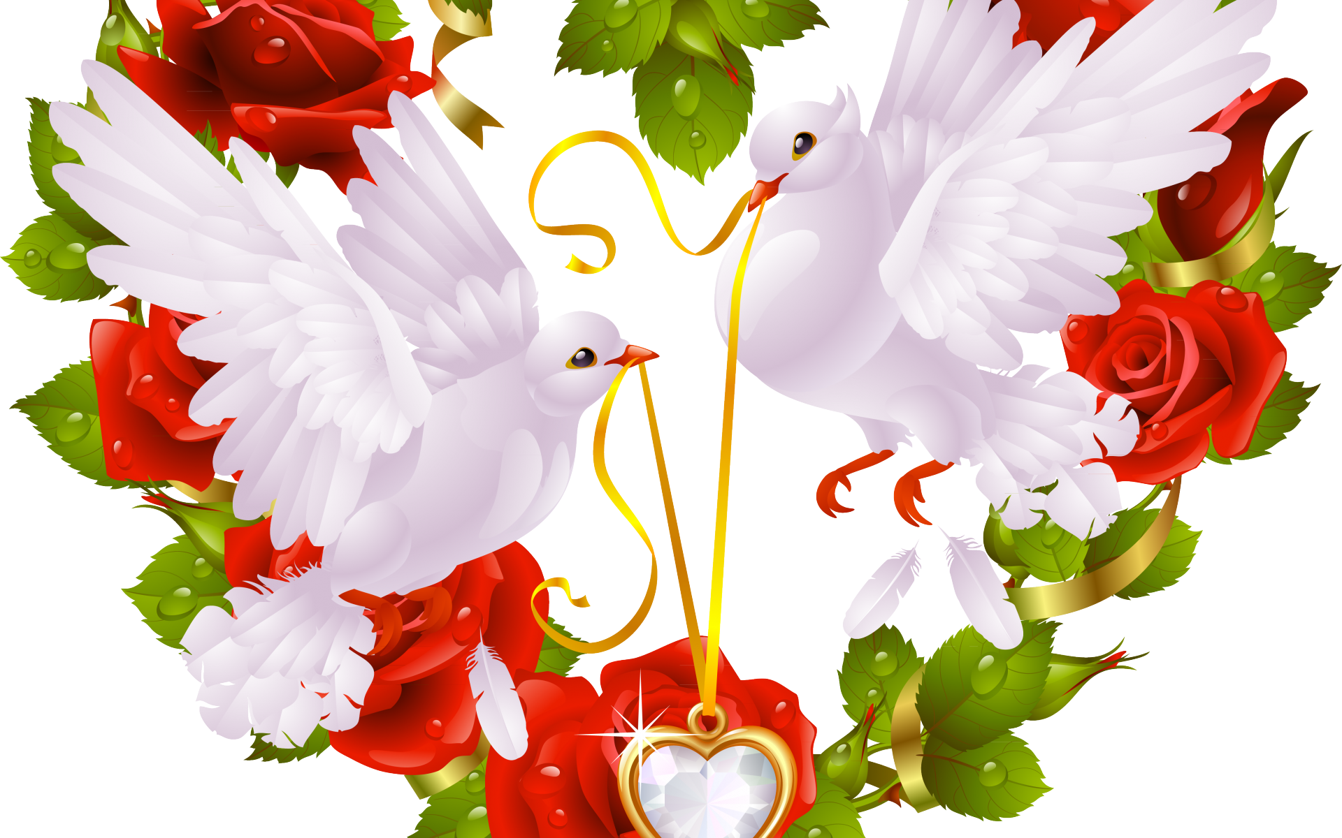 Love Birds Images For Facebook (1920x1200), Png Download
