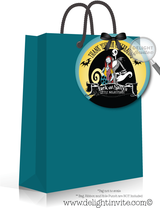 Nightmare Before Christmas Baby Shower Favor Tags [di-4525ft] - Superhero Party Favor Tags (613x822), Png Download