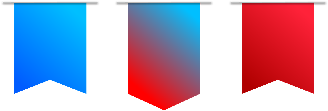 Flag Blue Red Arrow Symbol Png Image - Arrow Blue To Red (1280x506), Png Download