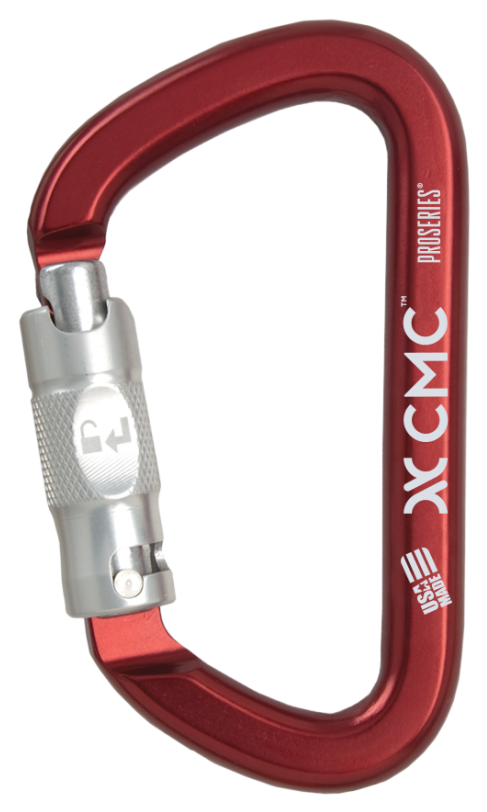 Proseries® Aluminum Key-lock Carabiners - Cmc Pro Series Carabiners (1024x1001), Png Download
