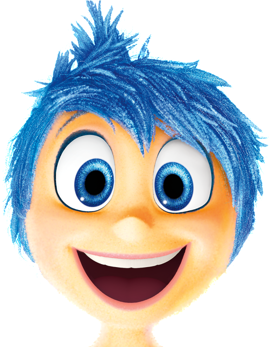 Joy Inside Out Face (716x715), Png Download