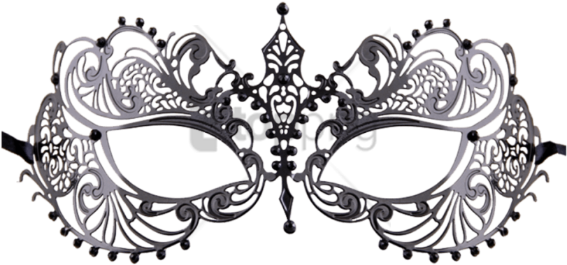 Free Png Masquerade Png Png Images Transparent - Blue And Silver Masquerade Mask (850x464), Png Download