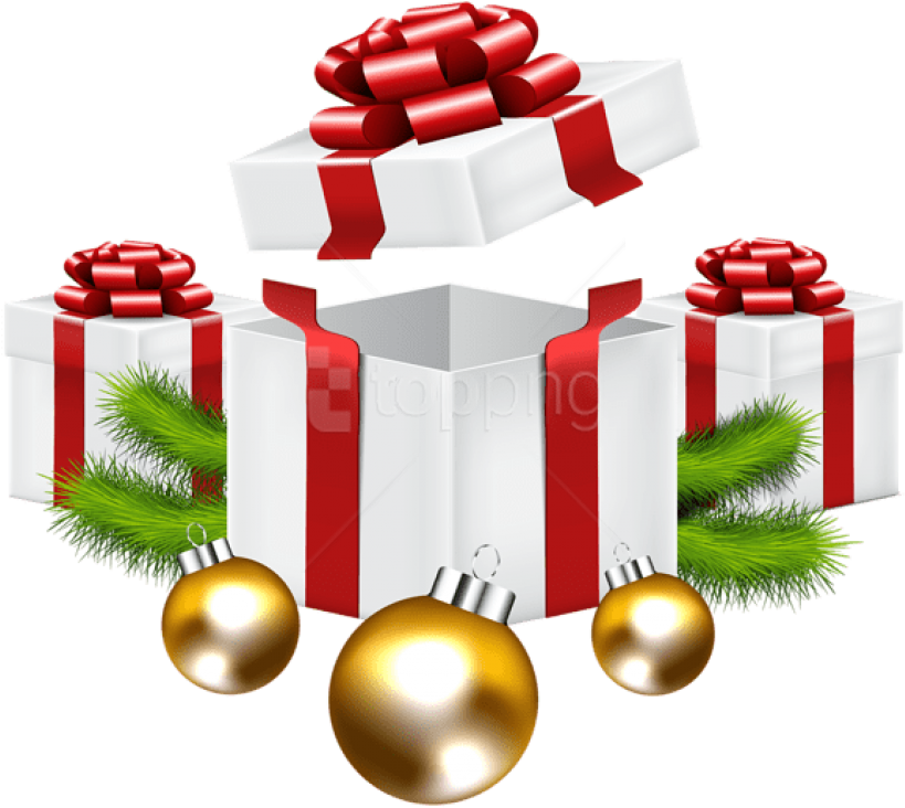 Free Png Christmas Gifts Png - Christmas Gifts Png (850x757), Png Download