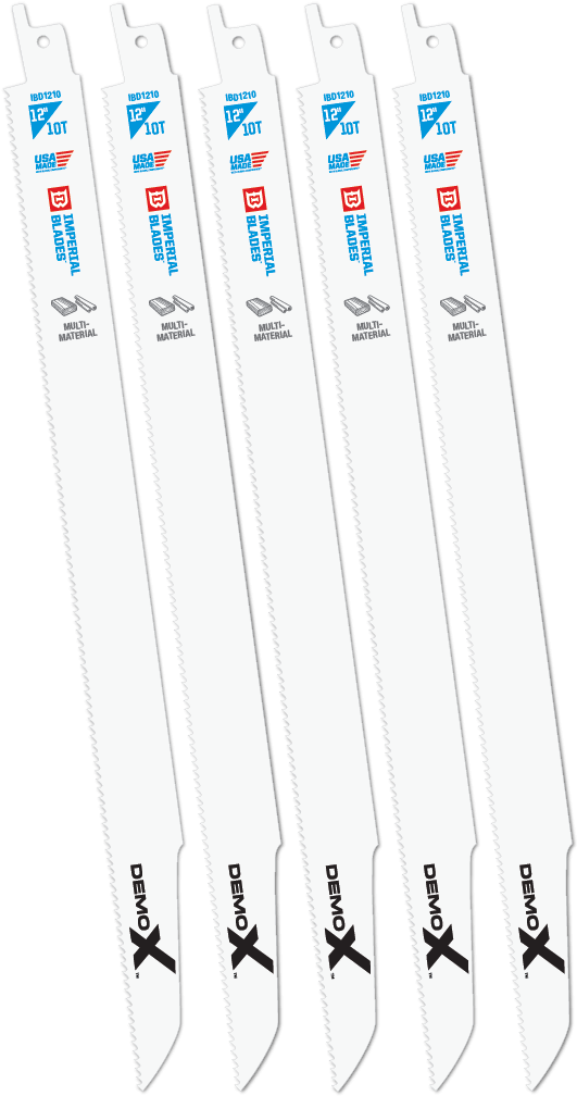 Demo-x 12″ 10 Tpi Wood & Nails Reciprocating Blade - Nail (1081x1081), Png Download