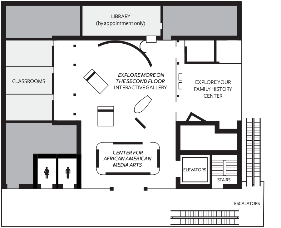 Level 2 Floor Map - History Museum Floor Plan (900x731), Png Download